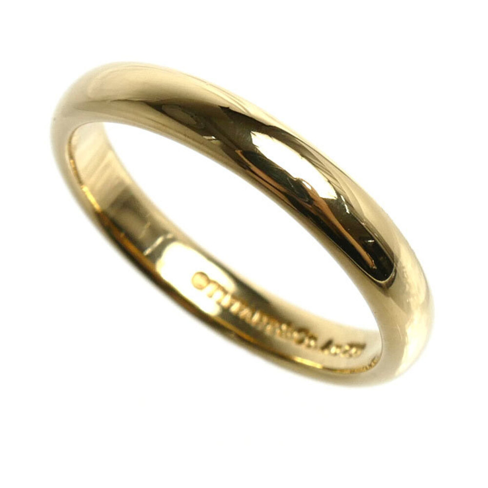 TIFFANY&Co. Tiffany 18K Yellow Gold Classic Band Ring (60000377) 3.4g Women's